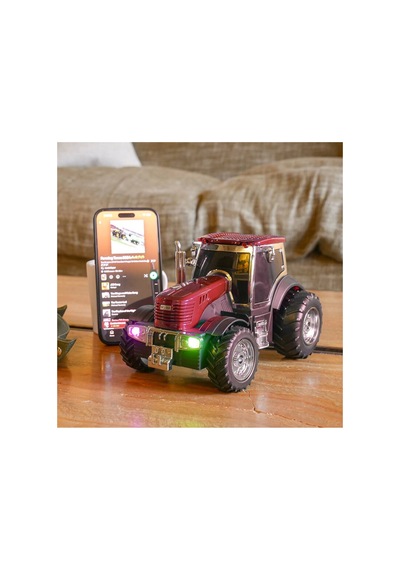 Traktör Şeklinde Bluetooth Hoparlör Şarjlı Kablosuz Speaker Fm Sd Kart Usb