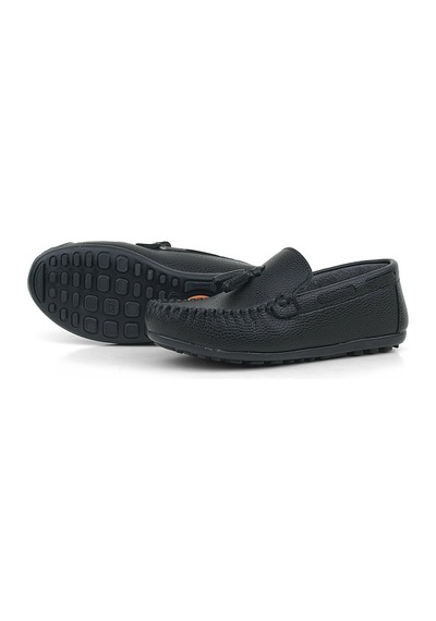 Sy Store Siyah Cilt Erkek Çocuk Mokasen Ayakkabı Çok Renkli
