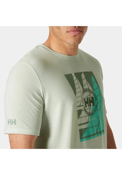 Helly Hansen Hp Race Sailing Erkek Tişört Hha.34419.hha.403 Yeşil - Koyu Yeşil