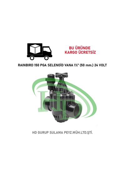 Rainbird 150 Pga Selenoid Vana 1½" Bsp (50 Mm.) 24 Volt