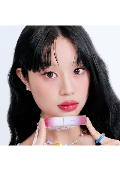 Kalıcı, Pigmentli, Parlak Bitişli Tint Ink Mood Glowy Tint 25 Hot Strawberry Soda Cafe