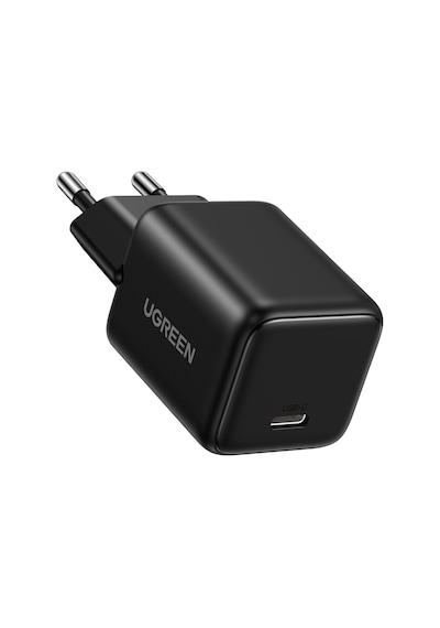 Ugreen 20w Gan Hızlı Şarj Cihazı Type-c Qc Pd 1xusb-c, Siyah, 55553