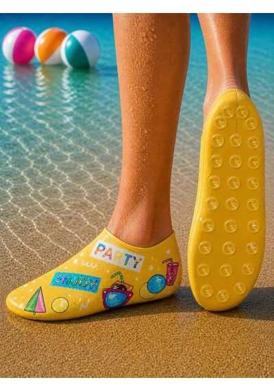 Gripptoes Kaymaz Damla Tabanlı Deniz&havuz Çorabı W1 Çok Renkli