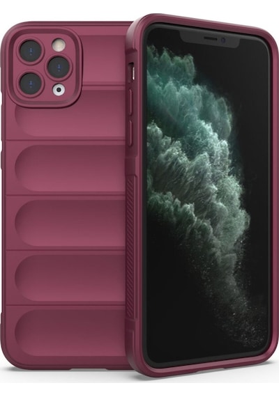 Apple Uyumlu iPhone 11 Pro Max Kılıf Optimum Lens Çerçeveli Silikon Kapak