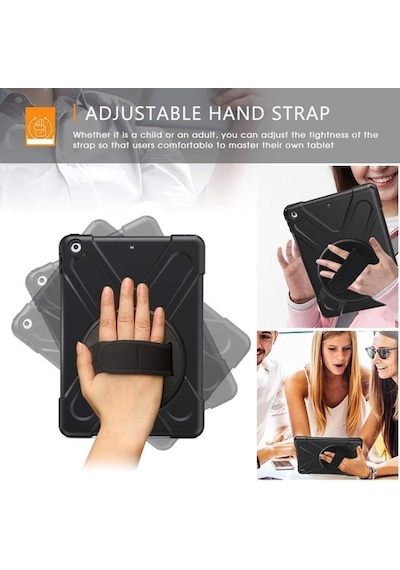 Duxweel Apple Uyumlu iPad Pro 12.9 Negro Shockproof Tam Koruma Kılıf