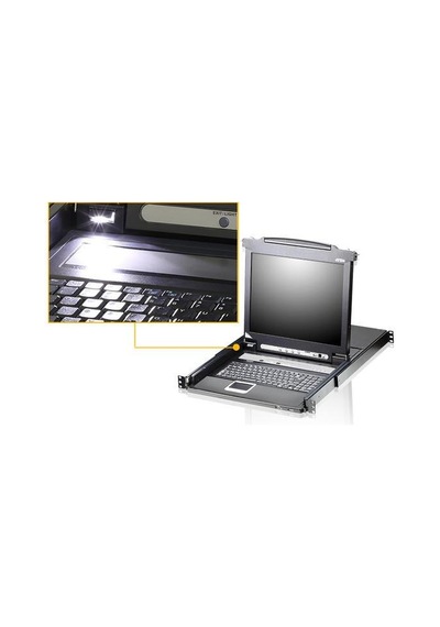 Aten Cl5708Int Sürgülü Kasaya Sahip. 19" Vga Lcd Ekran