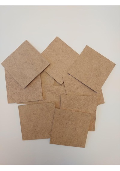 3 Mm 10x10 Mdf Plaka 10 Adet - Hobi, Maket, Ahşap El Sanatları İçin Uygun 10 Lu Paket Genel