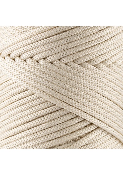Ayrex 3 Mm - 250 Gr Polyester Makrome Ipi 120 M Polyester Makrome Ip Supla Ip Ve Çanta Ipliği Ekru Diğer
