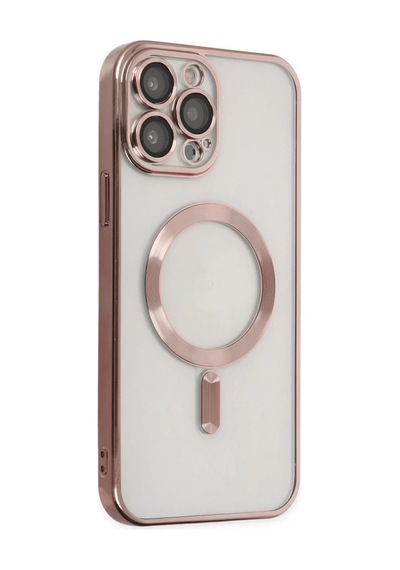 Apple Uyumlu iPhone 14 Pro Kılıf Kross Magneticsafe Kapak - Rose Standart