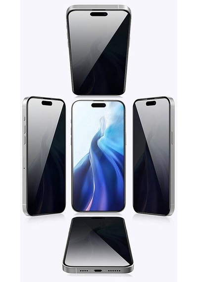 Apple iPhone 15 Uyumlu Plus Recci Rsp-a07sp 3d Privacy Shield Temperli Cam Hayalet Ekran Koruyucu