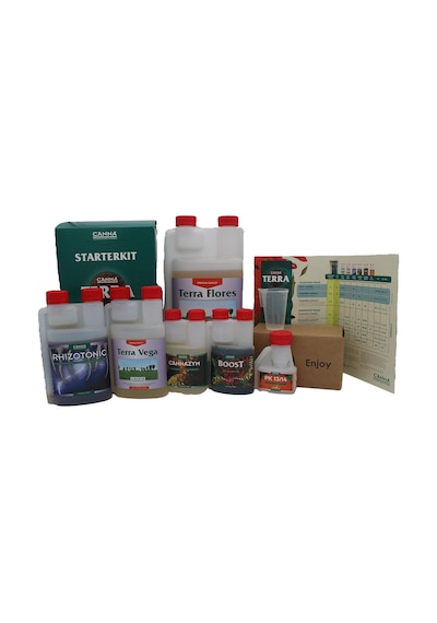 Canna Terra Starter Kit Tam Takım Bitki Besin Seti 1 L