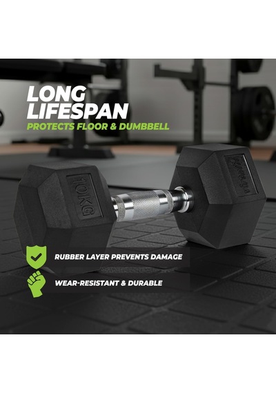 Hexa Dumbbell Pro 12,5 Kg Altıgen Dambıl Tek