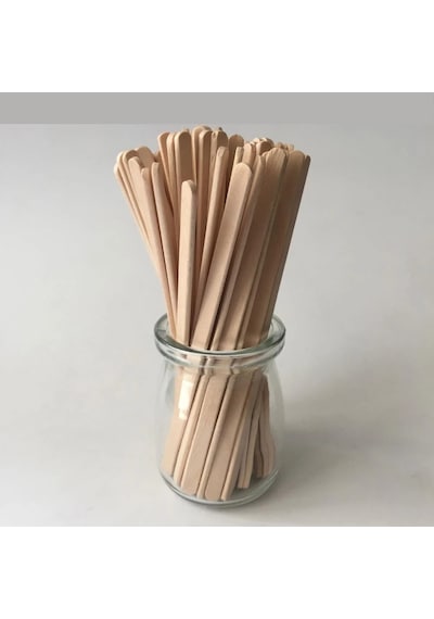 Ahşap Karıştırıcı 500'lü X 24 Paket Çay Kahve Karıştırıcı Tahta Kaşık