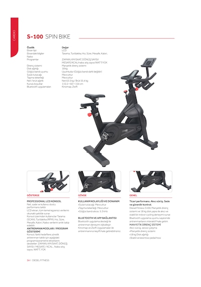 Diesel Fitness S-100 Spin Bike