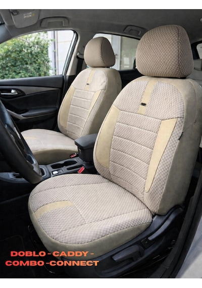 Dodge Se Nitro Jeep 2008 2+1 Ticari Aracınıza Uyum Sağlayan Oto Koltuk Kılıfı -bej Ticari