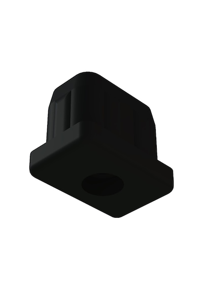 Cateksss 20x30 Mm Plastik Rotil Gövdesi Siyah - 15 Li Paket