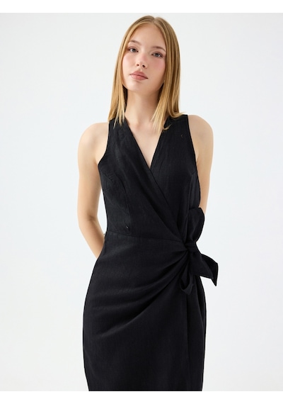 Kadın Regular Fit Elbise Lf2039201 Black Siyah