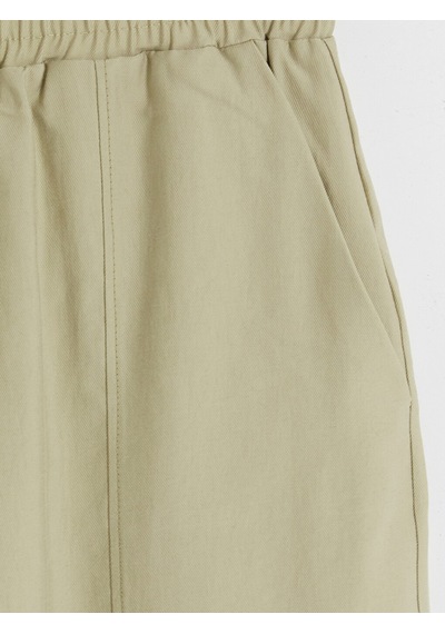 Lcw Modest Yeşil Beli Lastikli Kadın Pantolon