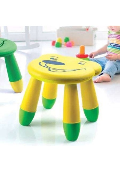 Cese Toys Cese-5000 Sarı-Yeşil Renkte Çocuk Taburesi +12 Ay