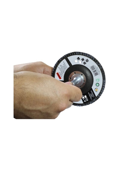 6 Parça Ugr Metal Ahşap Flap Disk Zımpara115Mm Set Matkap Aparatı