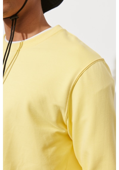 AC&Co / Altınyıldız Classics ERKEK SARI Standart Fit Normal Kesim Bisiklet Yaka Sweatshirt Sarı AC&Co / Altınyıldız Classics ERKEK SARI Standart Fit Normal Kesim Bisiklet Yaka Sweatshirt Sarı