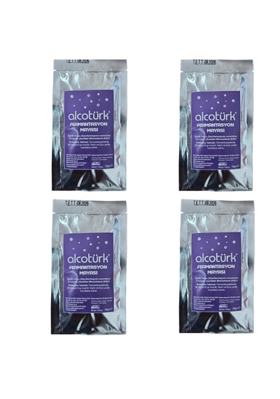 Alcotürk Şarap Mayası & Wine Yeast 10 Gr 4 Adet