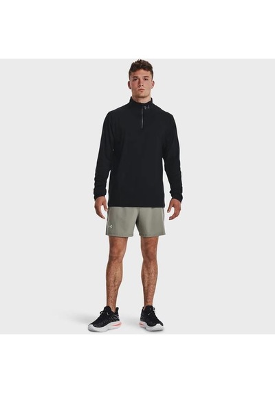 Under Armour Launch Pro 1/4 Zip Erkek Siyah Polo Yaka Tişört