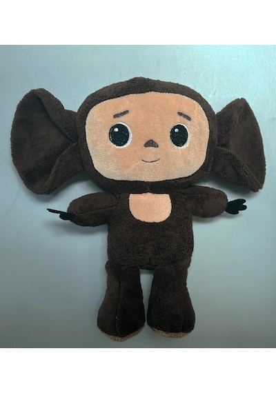Sevimli Cheburashka Peluş Oyuncak- Koca Gözlü Rus Anime Cheburashka Bebek - 30 Cm
