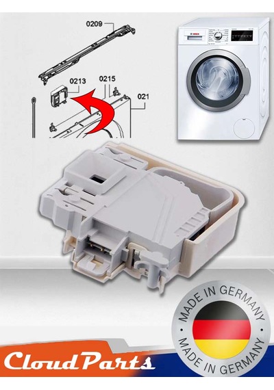Bosch Uyumlu/siemens/profilo Çamaşır Makineleri İle  Elektriksel Kapak Kilidi Cld luğu Sorunuz