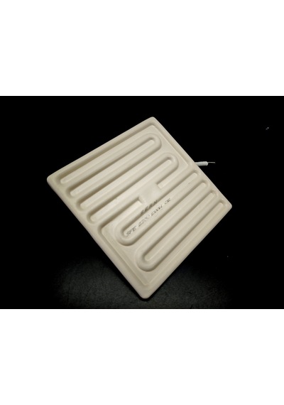 Sern 122x122mm 1000w 230v Beyaz Sfe Model Düz İnfrared Seramik Isıtıcı Rezistans 1 Adet