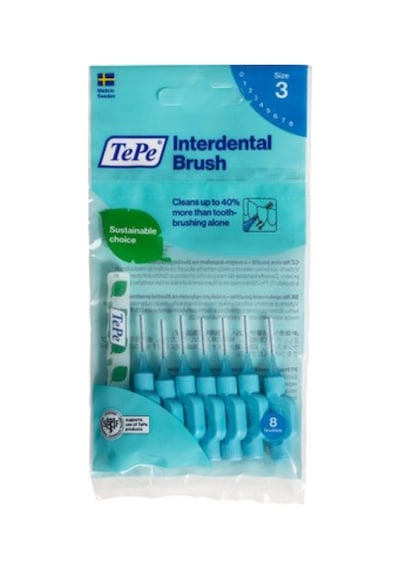 Tepe Diş Arayüz Fırçası 0.6 Mm Mavi-2312