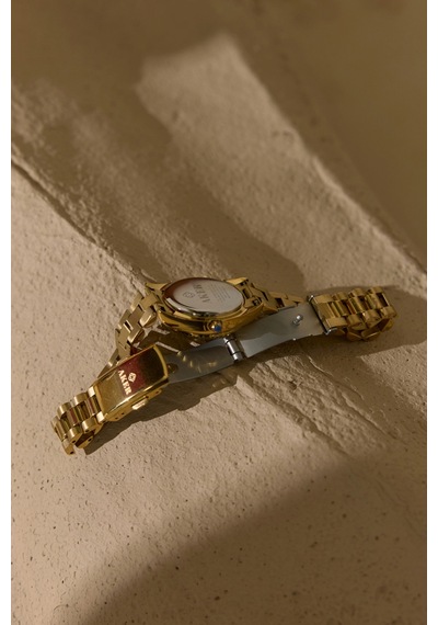 Bej/gold Accg1362 Oyster Kol Saati 28mm Bej/gold Altın