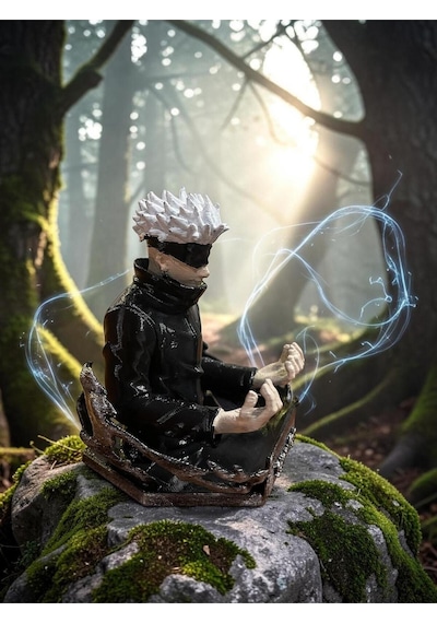 Jujutsu Kaisen Satori Gojo Anime Figürlü Telefon Tutacağı