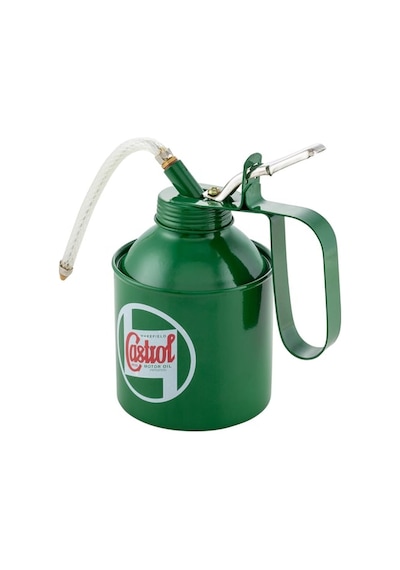 Retro Yağdanlık Yeşil Pompalı 500ml / Castrol