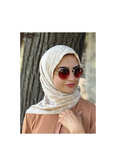 Aldaıyr 3 Adet - Jakarlı Caz Eşarp 120 X120 Pamuk Çok Renklij03-1