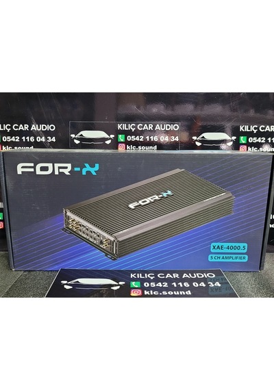 For x Xae 4000.5 5 Kanal Oto Amfi