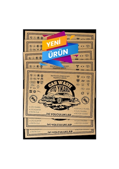 Kraft 35 x 50 CM Oto Paspas Kağıdı 100 Adet