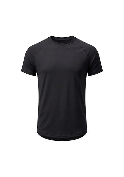 Genius Store 2'li Paket Erkek Spor Tişört Pamuklu Esnek Günlük Kullanıma Uygun Premium Rahat Kalıpt-shirt Siyah - Beyaz