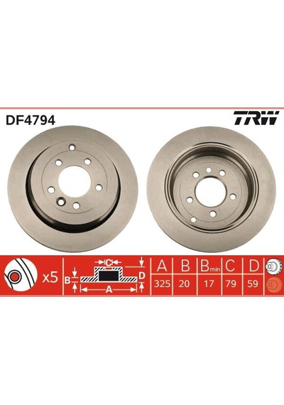 Fren - 4 - Dıskı Arka Land Rover Dıscovery Iıı-ıv - Dpmıx-hb - L319 04-18 Discovery