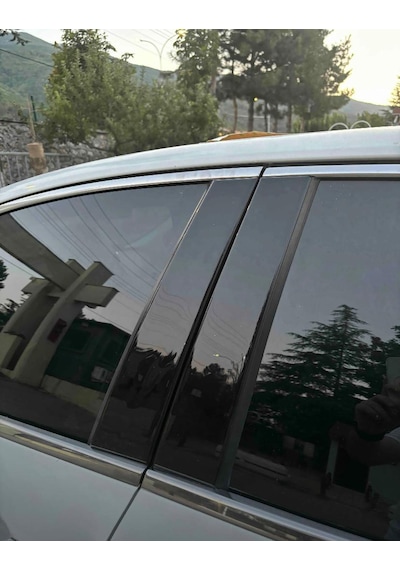 Fiat Egea Kapı Direği Parlak Siyah Kaplama Piano Black Set