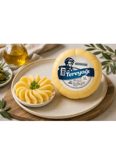Hasmandıra Katkısız Köy Tipi Yayık Tereyağı 500 G X 2 Adet En Az %82 Süt Yağı - 1 Kg