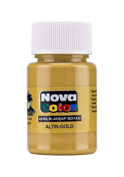 Nova Color Akrilik Boya 30 Cc Altın 2 adet