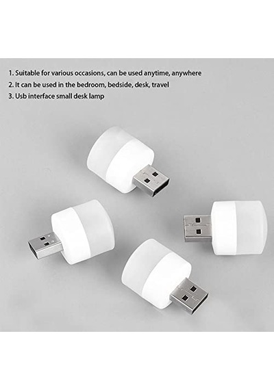 Led Küçük Beyaz Işık Usb Mini Led Lamba Koridor Tuvalet Oturma Odası Çocuk Odası Için Rehber Gece Aydınlatma I Diğer