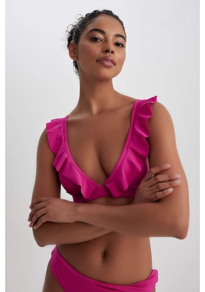 Defacto Fall İn Love Regular Fit Bikini Üstü Z4283az23smpn615 Pembe