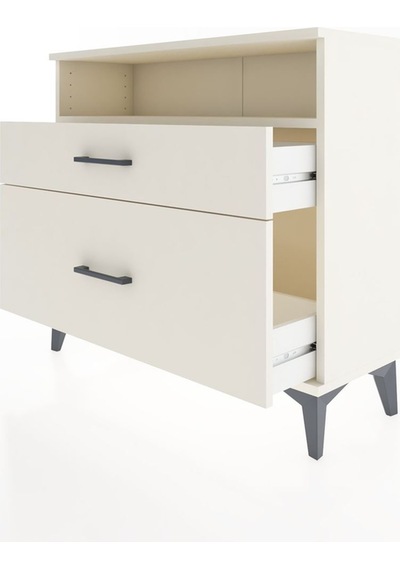 Arges Şifonyer Tek Raflı 2 Çekmeceli 88x30x80 Aytaşı-aytaşı Aytaşı
