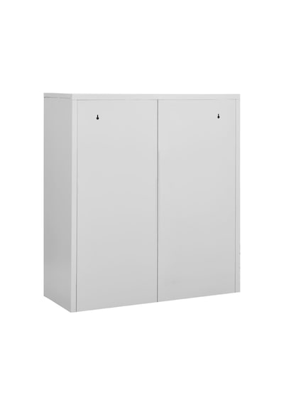 Tr Açık Gri Çelik Ofis Saklama Dolabı, 90 X 40 X 102 Cm, Ağır Hizmet Tipi Metal Saklama Dolabı, Güvenli Dosya D Diğer