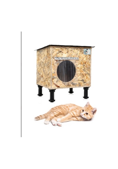 Kedi Evi Kedi Yuvası İç Ve Dış Mekan Su Ve Soğuk Yalıtımlı Ayaklı