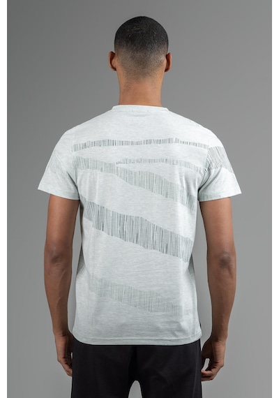 Maraton Regular Erkek Bisiklet Yaka Açıkyeşilmelanj- T-shirt Açıkyeşilmelanj-