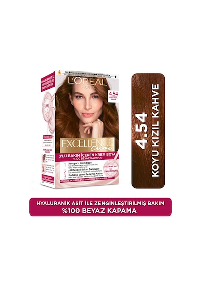 L'oréal Paris Excellence Creme Saç Boyası 4.54 Koyu Kızıl Kahve