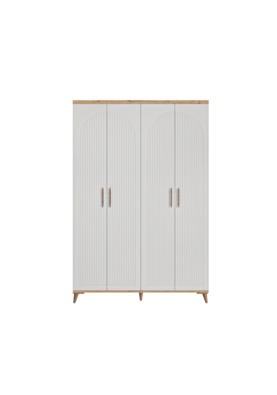 Nevada 4 Kapaklı Komple Mdf Gardırop - Elbise Dolabı